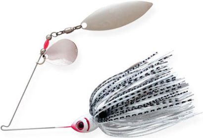 Booyah Blade Spnrbt 3/8 Prl Wt/Sil Shd