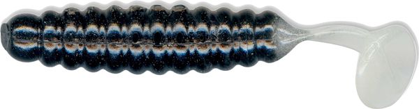 Cb Crappie Grub 1.5" Blk/Glow 15Bg