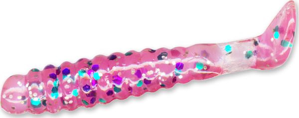 Cb Crappie Grub 1.5" Cotton Candy