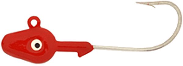 H&H Dbl Eye Jighead 1/2Oz 10Bg Red