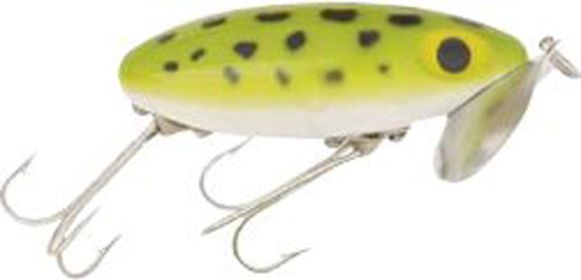 Arbo Jittrbug 3/8 2.5" Frog Wht Bly