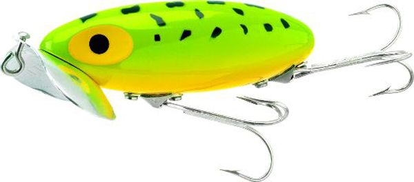 Arbo Jittrbug 3/8 2.5" Frog/Yel Bly