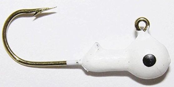 Bb 1/16 Ball Jig Head 10Bg White