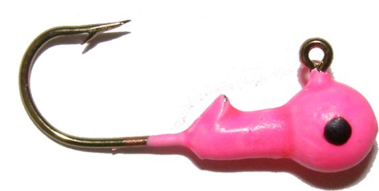 Bb 1/8 Ball Jig Head 8Bg Pink
