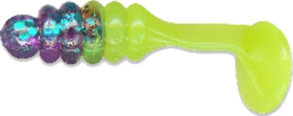 Cb Crappie Grub 1.5" Cht/Junebug