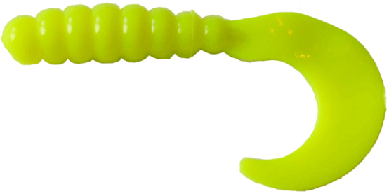Bb 2" Fat Grub 10Pk Opq Cht Glow