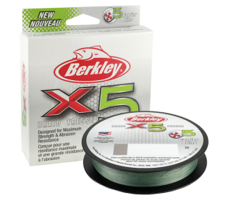 Berk X5 Braid 165Yd Lo Vis Grn 50#