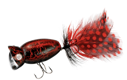 Arb Hula Popper 2.0 2" Blk Death