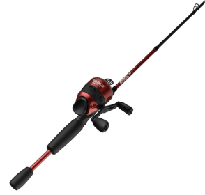 Zebco 33 Customz Red 6"-2Pc-M Sc Cbo