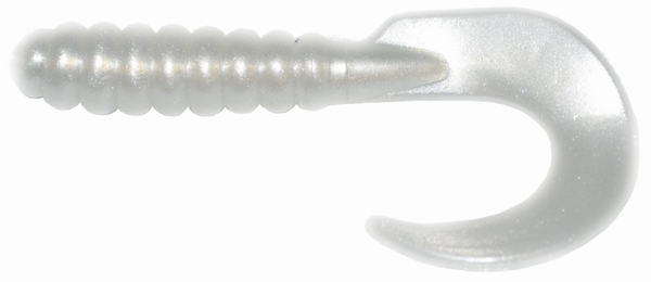 Bb 2" Curl Tail Grub Pearl 10 Pk