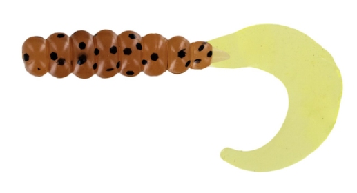 Bb 2" Fat Grub Pumpkin/Chart 10 Pk