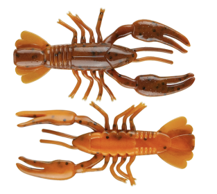 Yum Ned Craw 2"-Brown/Orange 8Pk