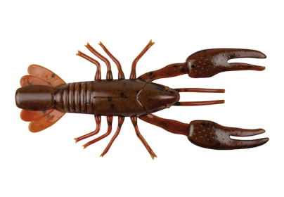 Yum Ned Craw 2"-Drk Brn/Rd Brwn 8Pk