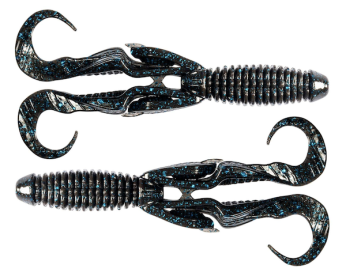 Zman Gremlin 4.5" Blk/Blu Flake 4Pk
