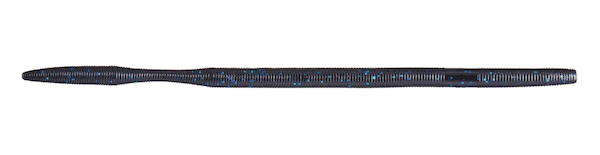 10" Oki Worm Floatr Blu/Blk Flk 6Pk