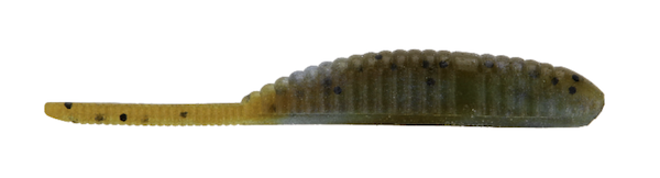 3" Shad Shape Worm / Blue Craw 10Pk