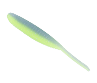 3" Shad Shape Worm Cht/Elec Blue
