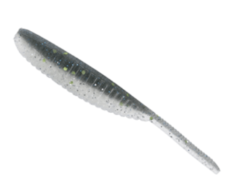 3" Shad Shape Worm Grn Gizzard 10Pk