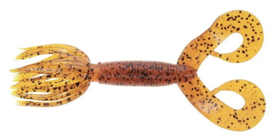 4" Double Tl Hula Grub Fire Craw