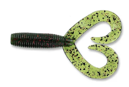 4" Double Tl Grub Wtm/Blk&Red 20Pk