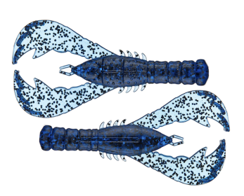 4" Yama Craw Blu/Blk Flake 6Pk