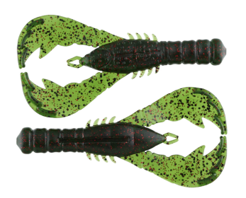 4" Yama Craw Wtm/Black & Red 6Pk