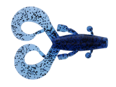 3.75" Cowboy Blue/Blk Flake 7Pk