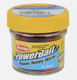 Berk Powerbait Power Honey Worm Red
