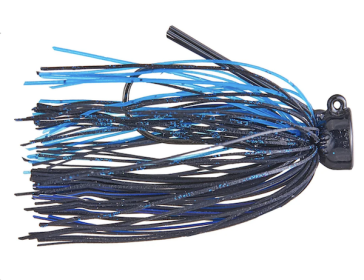 Be Spot Rmvr Fin Jig 3/16Oz Blk/Blu